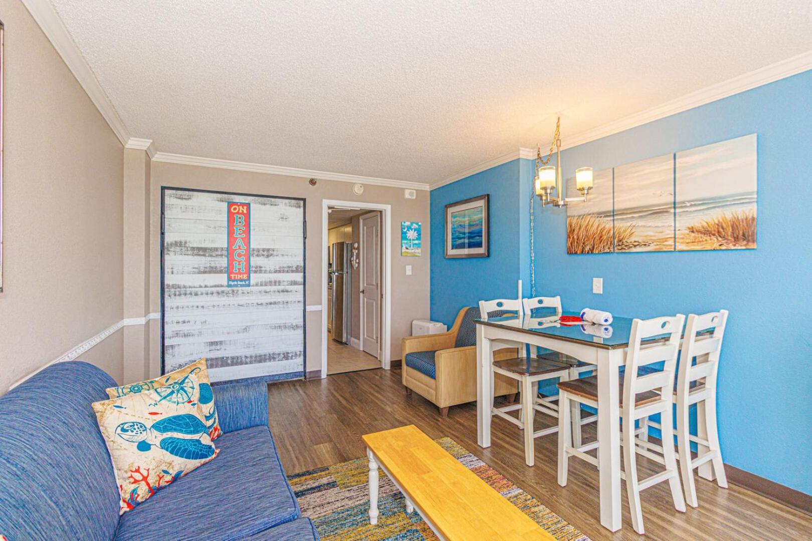 Oceanfront 1 Bedroom Suite With Beautiful Decor And Accents Caravelle Resort 1039 Sleeps 6 Guests 默特尔比奇 外观 照片