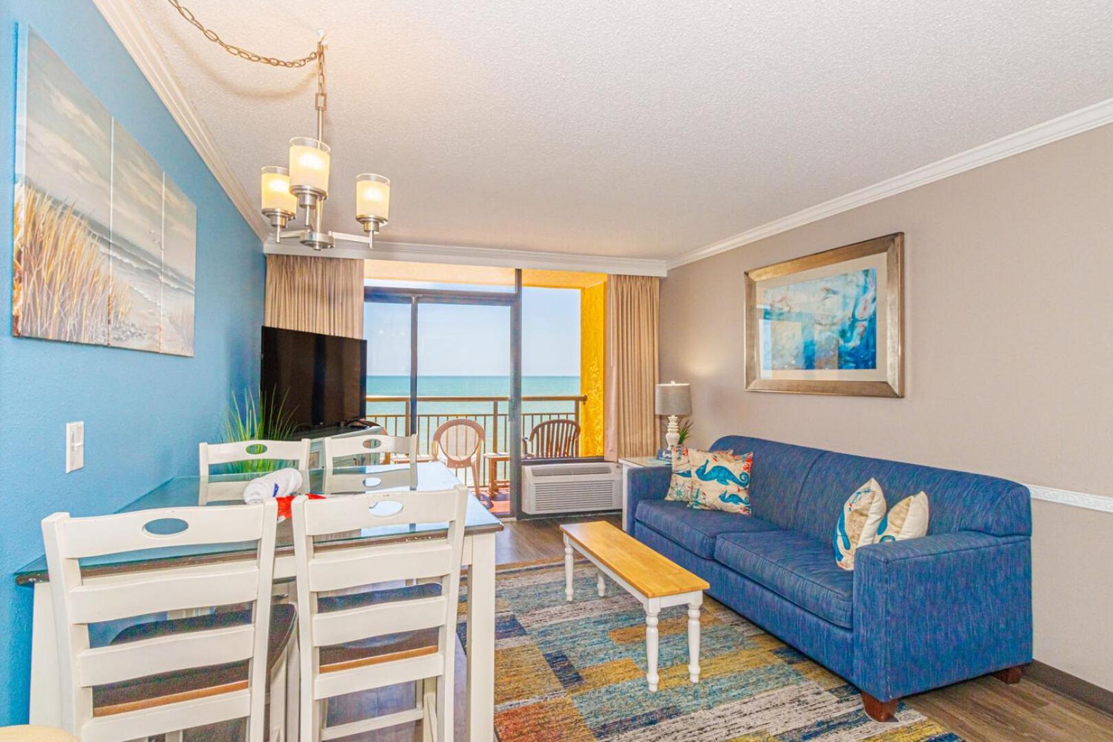 Oceanfront 1 Bedroom Suite With Beautiful Decor And Accents Caravelle Resort 1039 Sleeps 6 Guests 默特尔比奇 外观 照片
