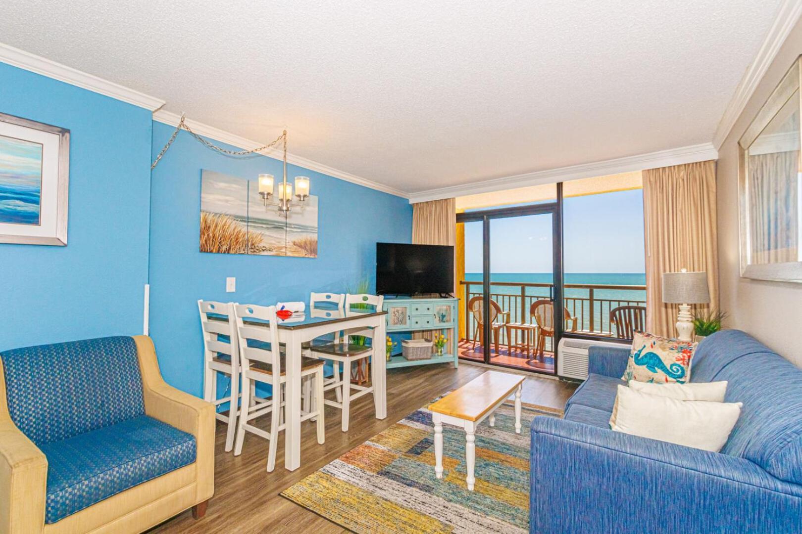 Oceanfront 1 Bedroom Suite With Beautiful Decor And Accents Caravelle Resort 1039 Sleeps 6 Guests 默特尔比奇 外观 照片