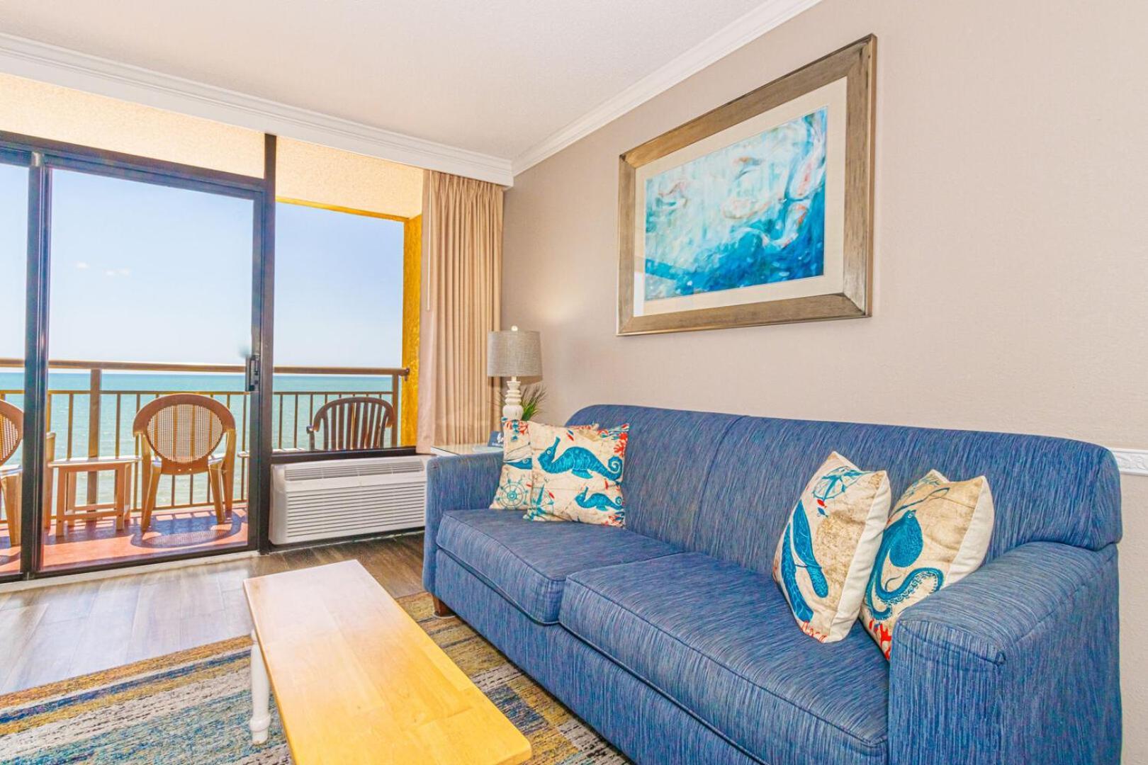 Oceanfront 1 Bedroom Suite With Beautiful Decor And Accents Caravelle Resort 1039 Sleeps 6 Guests 默特尔比奇 外观 照片